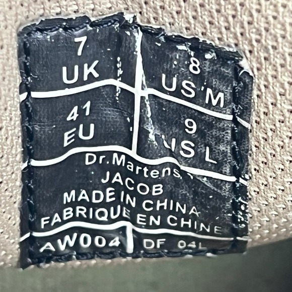 Dr Martens Jacob Men Dark Brown Slip On Driver Leather Loafers Y2K Shoe-8M/9W-G4 - Picture 6 of 9